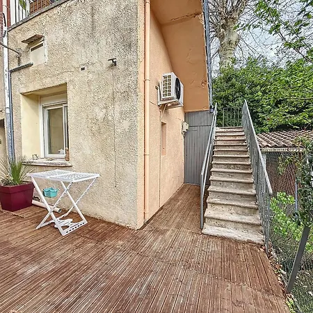 F2 Climatisé Avec Terrasse à 100m Des Thermes Et Du Centre De - Fr-1-451-201 * Lamalou-les-Bains